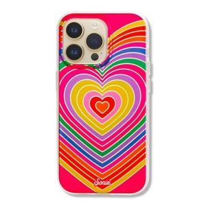 Sonix Protective Rainbow Hearts Case for Apple iPhone 14 Pro Case MagSafe NWT